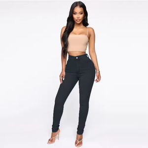 Jeans <span class=keywords><strong>de</strong></span> Mezclilla para <span class=keywords><strong>Mujer</strong></span>, Cintura Alta, Ajustados, Retro 2026, Levanta Glúteos, <span class=keywords><strong>de</strong></span> Algodón, Transpirables y Cómodos - Product Image 5