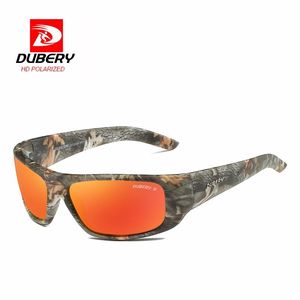 DUBERY D1418 Retro Sun Glasses High Square <strong>Sports</strong> Cycling <strong>Sunglasses</strong> for Men Hot Sale <strong>Polarized</strong> Yellow Purple Made Metal PC - Product Image 2
