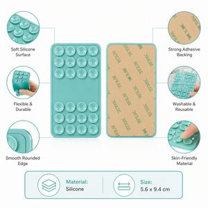 Soporte Adhesivo Flexible de Silicona para Teléfono con Logotipo Personalizado, 24 Unidades, Adhesivo de Una Sola Cara, Regalo Promocional al por Mayor - Product Image 4
