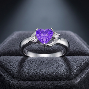 S925 <b>Silver</b> Oval Cut Natural Gemstone <b>Ring</b> With Amethyst Peridot Citrine <b>Garnet</b> Blue Topaz Stackable Wedding Jewelry - Product Image 4