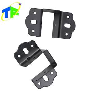 Soporte de riel de conectores a presión chapados en zinc <span class=keywords><strong>amarillo</strong></span> para muebles de cama de madera - Product Image 5