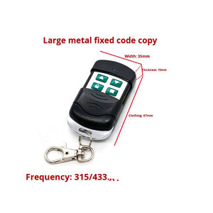 Control Remoto Inalámbrico de 4 Botones con Código Fijo, Interruptor Metálico, Transmisor de 315/433m para Hogar y Oficina - Product Image 3