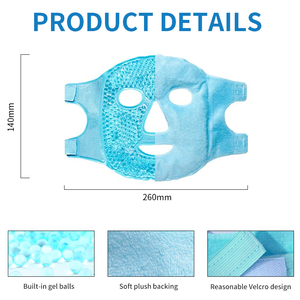 Maschera di ghiaccio perle di gel impacco di ghiaccio riutilizzabile caldo e <span class=keywords><strong>freddo</strong></span> per il viso - Product Image 3