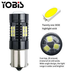 Yobis 21smd 3030 LED lampadina di retromarcia di Backup della coda dell'auto 12V-24V 1156 1157 lampada bianca rossa gialla - Product Image 2