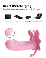 Vibrateur portable à télécommande, vibromasseur pour femmes, point G, clitoris, culotte invisible, vibromasseur papillon, jouets sexuels 18