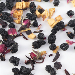 Thé aux fruits et fleurs en vrac à faible MOQ, saveur myrtille, double <span class=keywords><strong>rose</strong></span> rouge, pour mélange <span class=keywords><strong>de</strong></span> thés aux fruits - Product Image 4