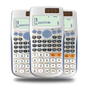 2nd Generation Digital Scientific Calculator <b>Calendar</b> Function 12-Digit Display Colorful Logo Desktop Design Solar Battery - Product Image 3