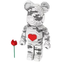 Bloques de Construcción Yugao Violent Bear, Escala 1:8, Plástico ABS, 40 Piezas, Modelo de Partículas Pequeñas, Juguete Educativo, Regalo de Animales para Armar