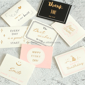 Cartes de <span class=keywords><strong>remerciement</strong></span> 10x15cm, aspect luxueux, pour invitations de <span class=keywords><strong>mariage</strong></span>, papier 400g lisse, cartes en carton sérigraphiées, MOQ 100 - Product Image 1