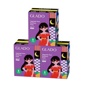 自有品牌一次性卫生巾透气日夜使用月经垫女孩低起订量 - Product Image 3