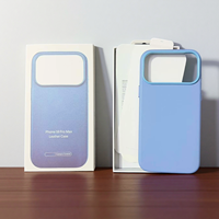 Nouvelle couleur pour étui en cuir magnétique Apple pour iPhone 18 Pro Max 18 Air, coque magnétique avec charge sans fil et bouton pour la caméra