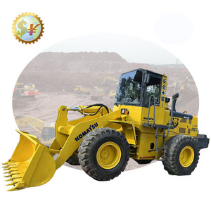 Chargeur frontal de roue de WA320-3 4x4 de KOMATSU Japon 3 tonnes utilisé avec le composant de noyau de moteur compatible WA350 WA380 WA420 WA470 WA500 - Product Image 1