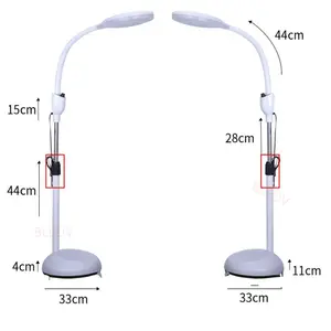 Beauty salon cold light magnifier cosmetic magnifying led lamp 5x medical equipments