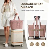 Sac à bandoulière en velours côtelé polyester, grand sac fourre-tout pour ordinateur portable 15 pouces, doux, matelassé, imperméable, léger, avec fermeture éclair, pour voyage et travail