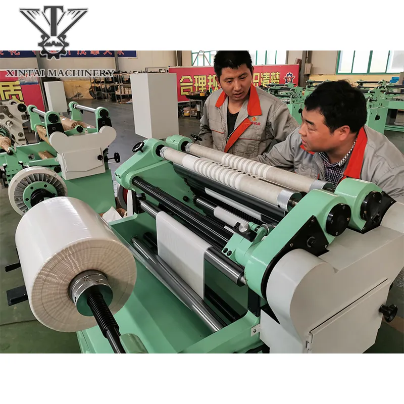 Roll Kertas Menggorok Coil Mesin Plotter Kertas Roll Film untuk Slitter Mesin dari Cina