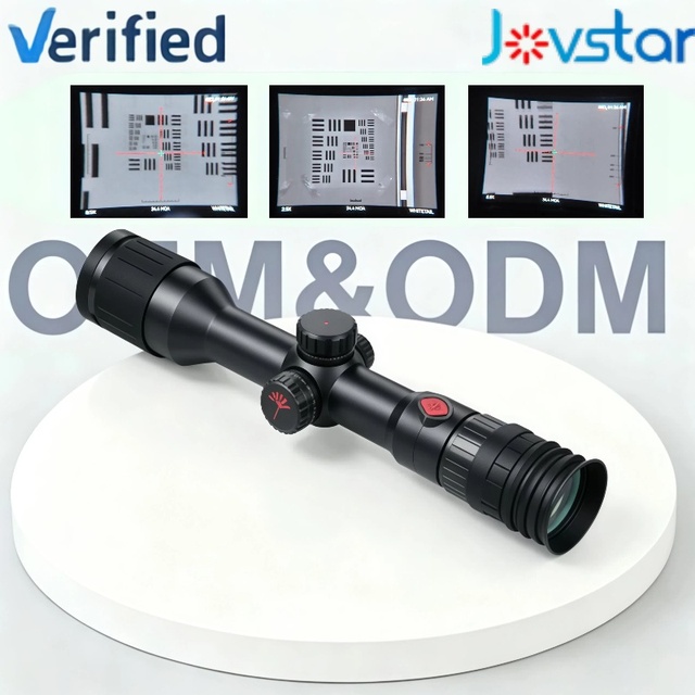 Low Light Night Vision Scope, 1x 4x Magnification, IP67, 1024*768 Resolution, 500m Recognition Distance, Dedicated for Hunting
