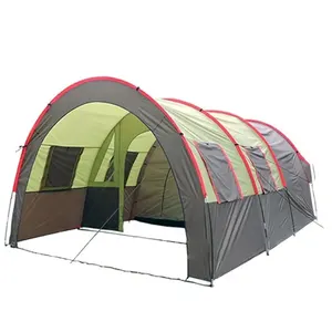 6-8 Personen Große Glamping Luxus Familien tunnel Outdoor Camping Zelte