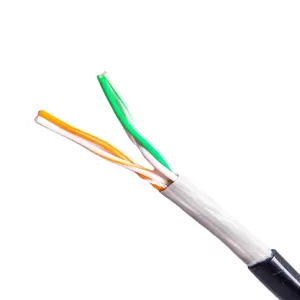 high quality Cat3 UTP 1P 2P 4P telephone cable network cat5 cat5e utp 24awg 0.5mm CCA/CU ethernet 1000ft/100m factory price