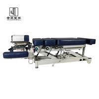Table de physiothérapie pliable à commande électrique moderne, dernière génération, 3 moteurs, pour chiropraticiens professionnels, hôtels, salles de sport