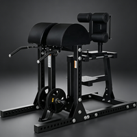 Chaise romaine professionnelle réglable multifonctionnelle pour exercices de fessiers et ischio-jambiers, robuste, en acier inoxydable, pour salle de sport