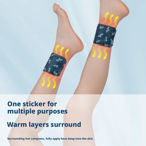 Patch chauffant pour les pieds à l'armoise, un prodige de chaleur pour les pieds, auto-chauffant pour le sommeil, patch de moxibustion à chaud, cheville Sanyinjiao femme - Product Image 3