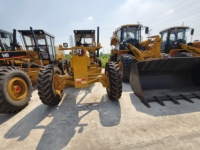 Matériel de construction d'occasion, niveleuse sur roues Caterpillar 140G, prix bas pour vente rapide