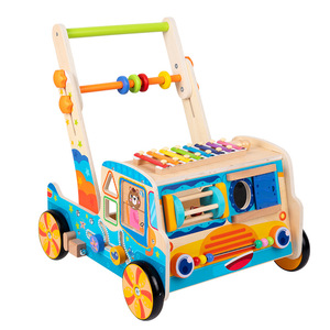 Meilleures ventes de marchettes en bois pour enfants avec roues, jouets de piano pour l'éducation précoce des enfants, garçons et filles-certifié CE - Product Image 1