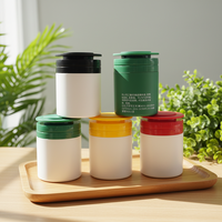 Bouteilles en plastique personnalisées et colorées pour produits de santé, compléments alimentaires, gélules et vitamines, pour l'emballage de pilules