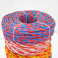 350V-750V Cables paralelos gemelos aislados de PVC Cobre sólido plano para monitoreo de iluminación de audio Categoría de cables eléctricos