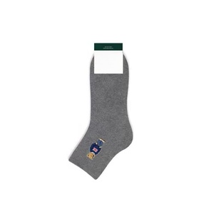 Chaussettes en coton pour hommes, motif ours géant, tricotées, mi-mollet, style décontracté chic, pour printemps-hiver, haute qualité - Product Image 5