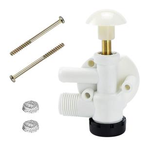 Kit de vanne d'entrée d'eau pour camping-car, en plastique, avec vis et filtres, pour réparation et amélioration des toilettes, numéro de pièce Fc002 - Product Image 1