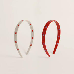 जापानी मीठा लाल सेब अद्वितीय शैली एसीटेट ताजा और ट्रेंडी हेयरबैंड सहायक महिलाओं के लिए - Product Image 2