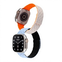 Compatible with for Watch Grid-Pattern Two-Tone Magnetic Silicone Strap IWatch 110 Made in China