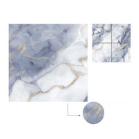 Carrelage en céramique de luxe en porcelaine 600x600mm, effet marbre standard, pour sol et mur, vente chaude