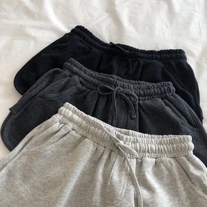 Shorts d'été en <span class=keywords><strong>coton</strong></span> à cordon de serrage avec logo personnalisé, shorts de sport sexy élastiques pour femmes - Product Image 3