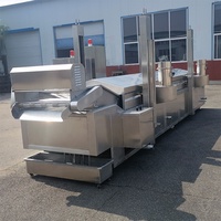 Ligne de production commerciale de friture entièrement automatique pour la production de frites et de poulet frit