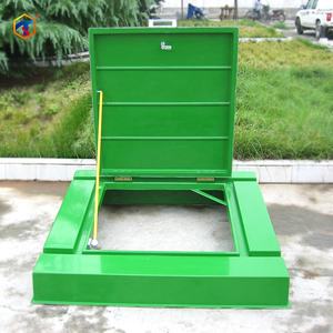 스퀘어 타입 맨홀 커버 유리 섬유 유리 섬유 FRP GRP EN124 300x300mm ~ 900x900mm 정화조 맨홀 커버 잠금 가능 맨홀 커버 - Product Image 4