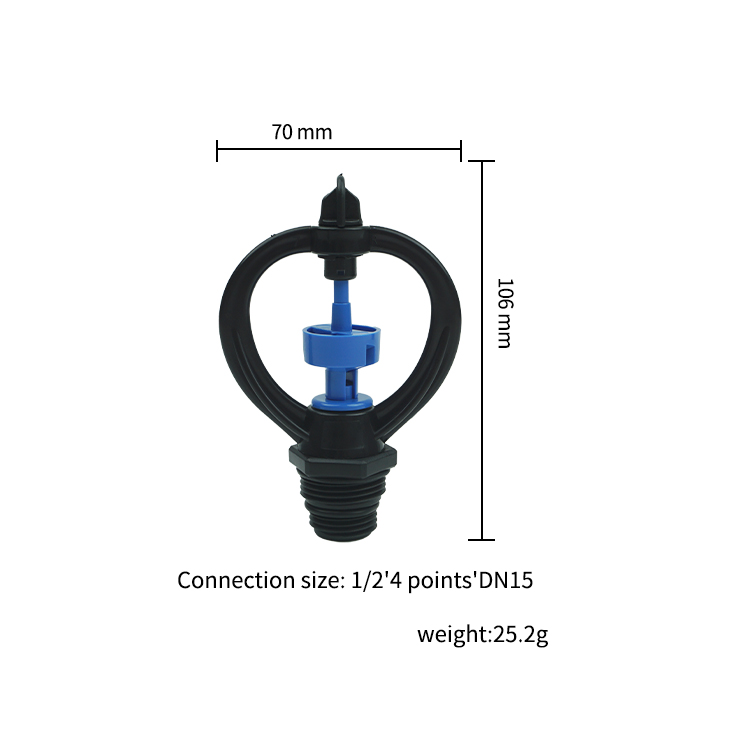 Ugello rotondo da 1/2" e 3/4"