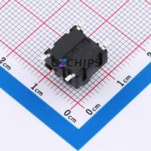 GT-TS133D-H104-L1 Tactile Switch SMD Switch Single Pole Single Throw Round Button 3N Horizontal Mount - Product Image 2