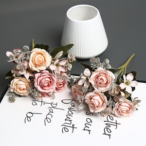 Tự thiết kế cắm hoa Tự Làm kết cấu mô phỏng mềm mại và thực tế ba chiều cho nghệ thuật Ngày Valentine - Product Image 6