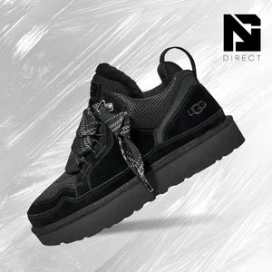 Zapatillas Deportivas Casuales para Mujer, Marca Lowmel 'Negras', Estilo Ugg, con Plataforma para Aumentar la Estatura, Diseño de Diseñador - Product Image 1