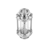 Crazy Brew 1.5'' à 2 TC'' SS 304 Ensemble de visiographe pour brassage à sec avec trois clips, raccords pour tube de fermenteur