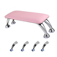 Repose-mains en cuir PU portable de luxe, pliable en forme de U, pour manucure, idéal pour salon et usage domestique – Vente chaude