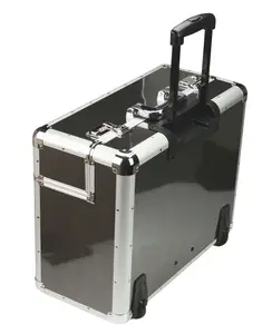 伸縮ハンドルとホイールを備えた新しいデザインのデイリーアルミフレームスーツケース