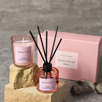 Vente en gros d'usine en stock : Coffret cadeau de luxe bougie parfumée et diffuseur d'arômes