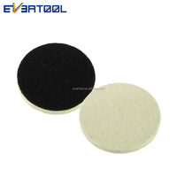 EVERTOOL Tampon de polissage en feutre pour verre, disque en feutre de laine, boule de polissage en feutre, roue de polissage en laine pour métal