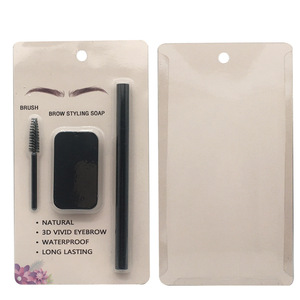 Kit de Maquillage <span class=keywords><strong>Sourcils</strong></span> Personnalisé : <span class=keywords><strong>Crayon</strong></span>, Cire, Savon et Brosse Imperméables – Longue Tenue Professionnel – Fournisseur de Maquillage Marque Privée - Product Image 3