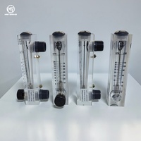 Débitmètre en plastique monté sur panneau LZT-15T OEM avec rotamètre en verre organique pour la mesure du débit d'eau liquide, de gaz et d'air