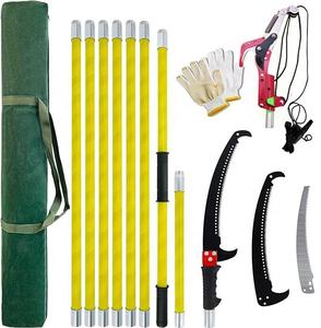 Worth 8M longue portée poignée détachable Portable haute branche outils à main coupe arbre pôles <span class=keywords><strong>sécateur</strong></span> scie ensemble - Product Image 4
