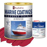 Peinture époxy spéciale anti-corrosion pour navires marins, résistante au soleil, pour structure en acier de coque, antirouille, résistante aux acides, revêtement liquide